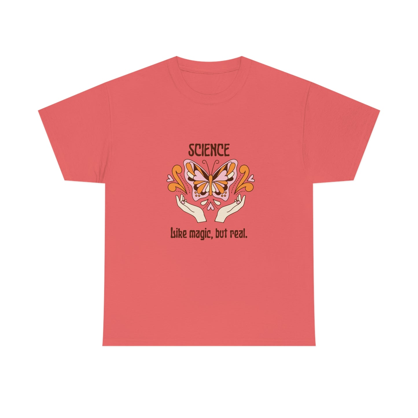 Like Magic but Real Science Shirt | Unisex Heavy Cotton Tee