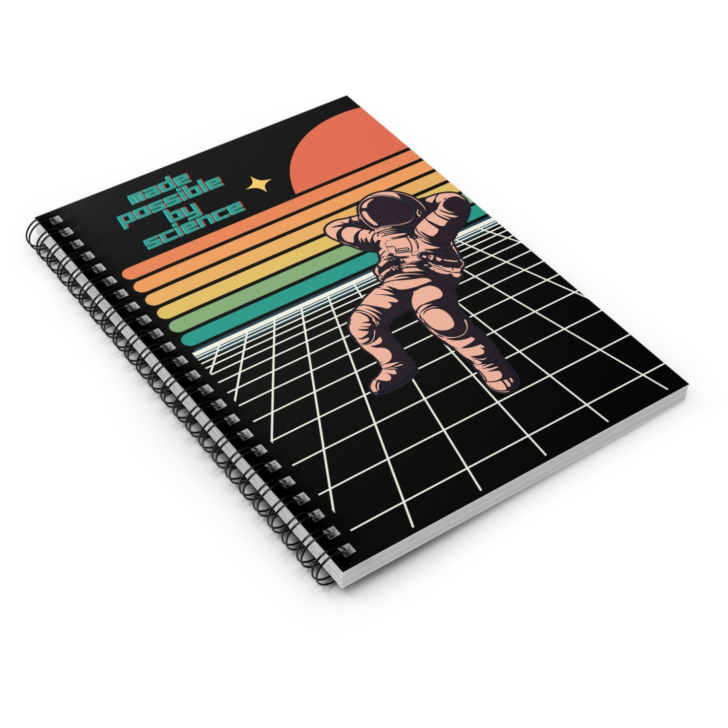 Made Possible by Science Astronaut Spiral Notebook
