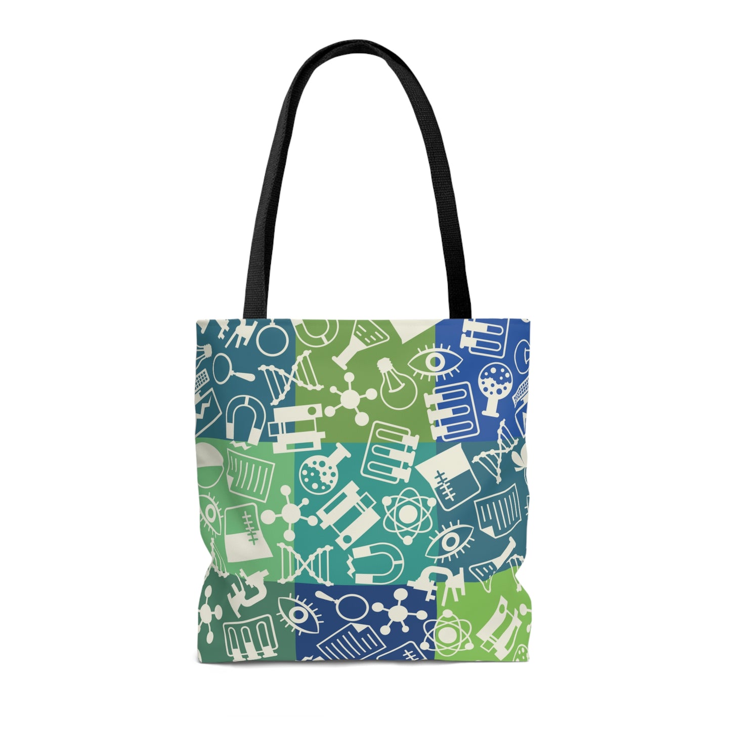 Color Block Scientist Canvas Tote Bag