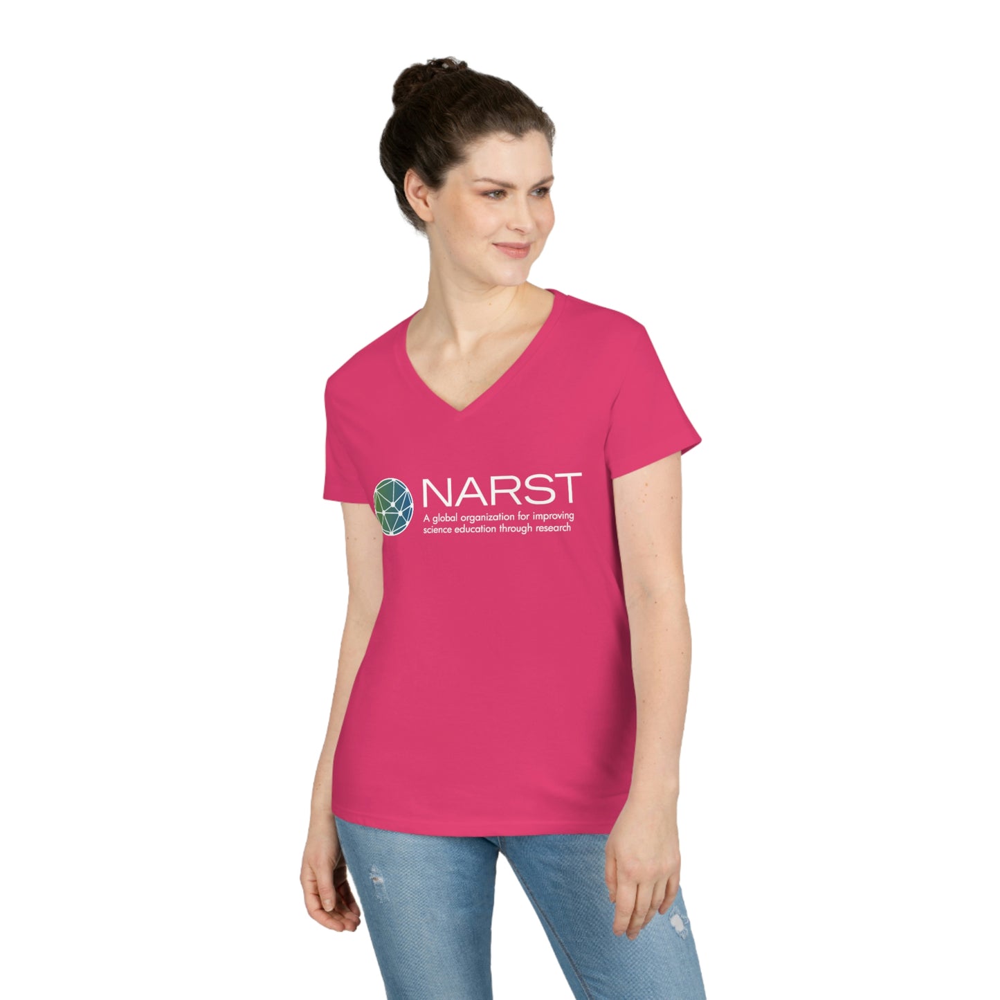 NARST Logo | Ladies' V-Neck T-Shirt