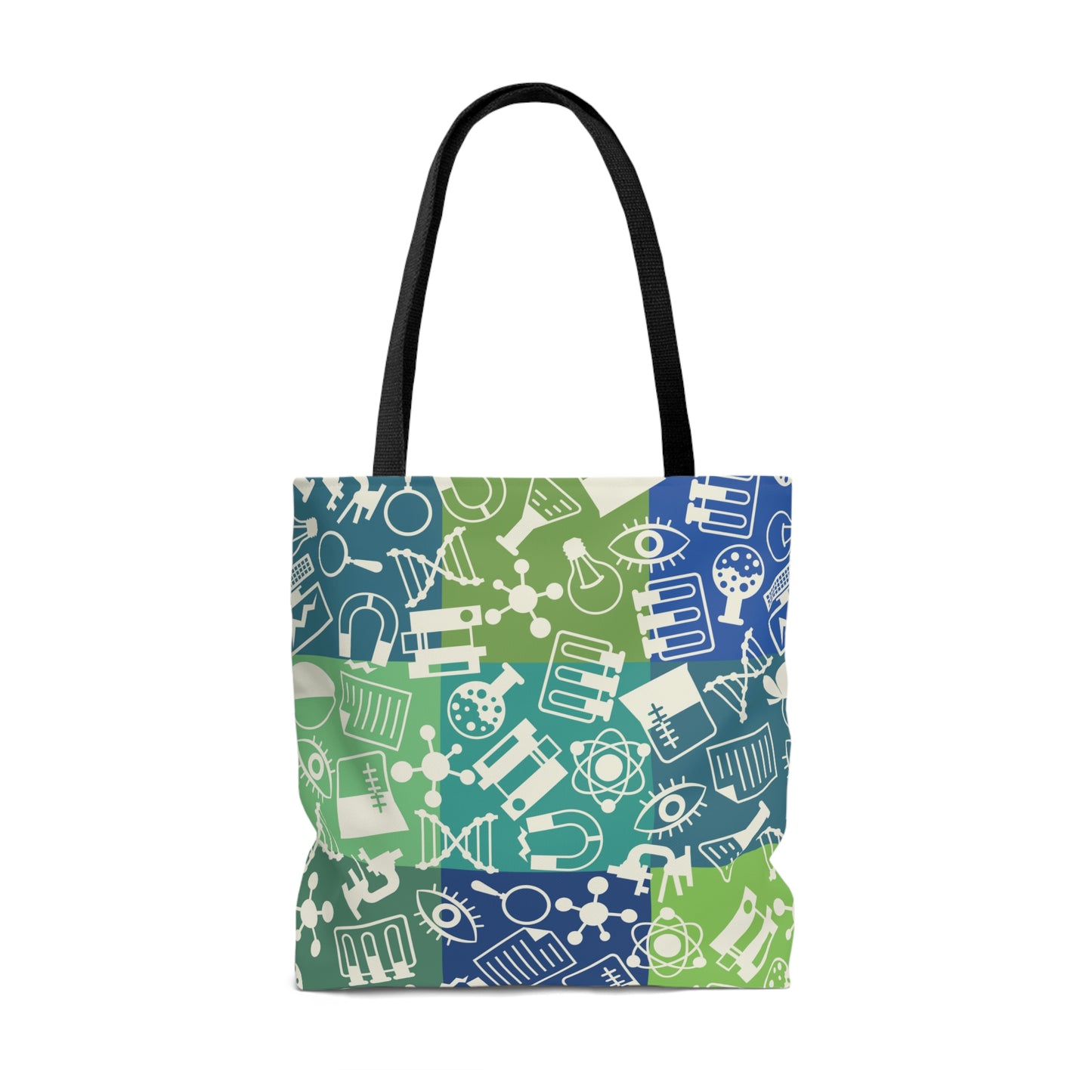 Color Block Scientist Canvas Tote Bag