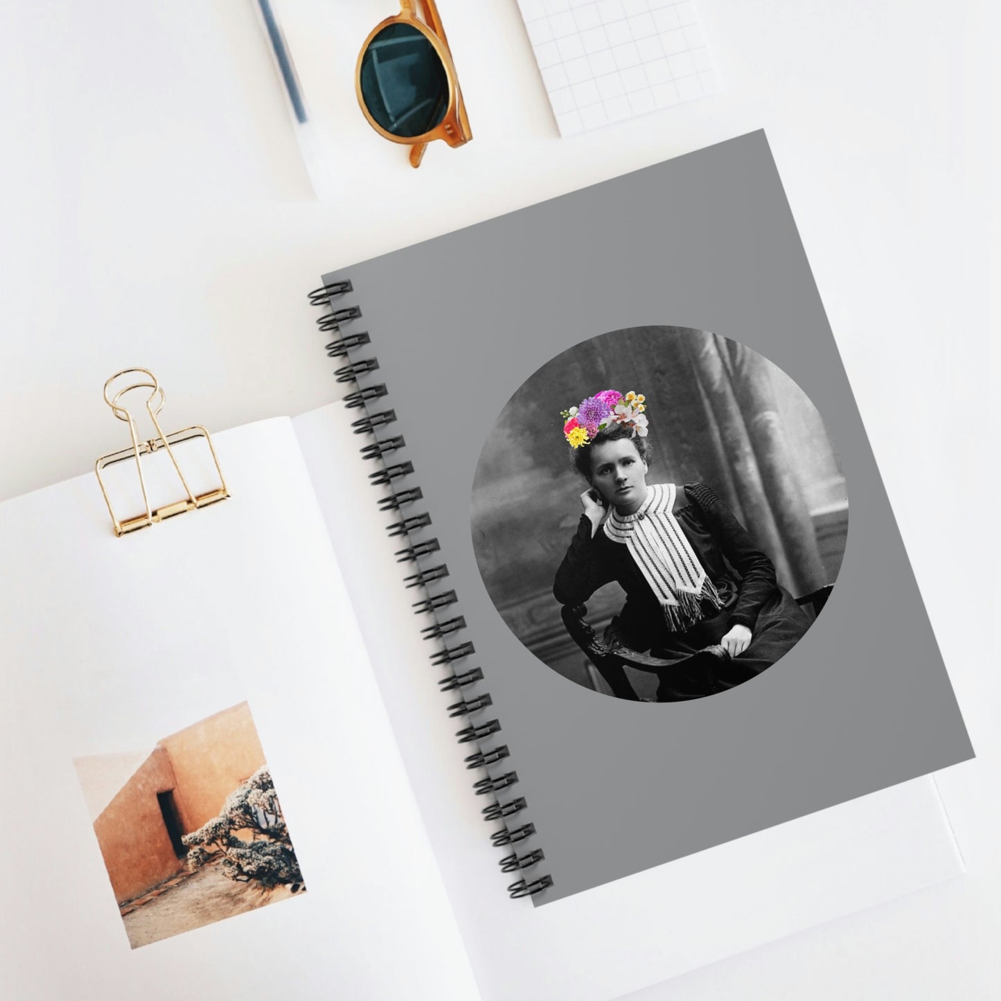 Dr. Marie Curie Spiral Notebook