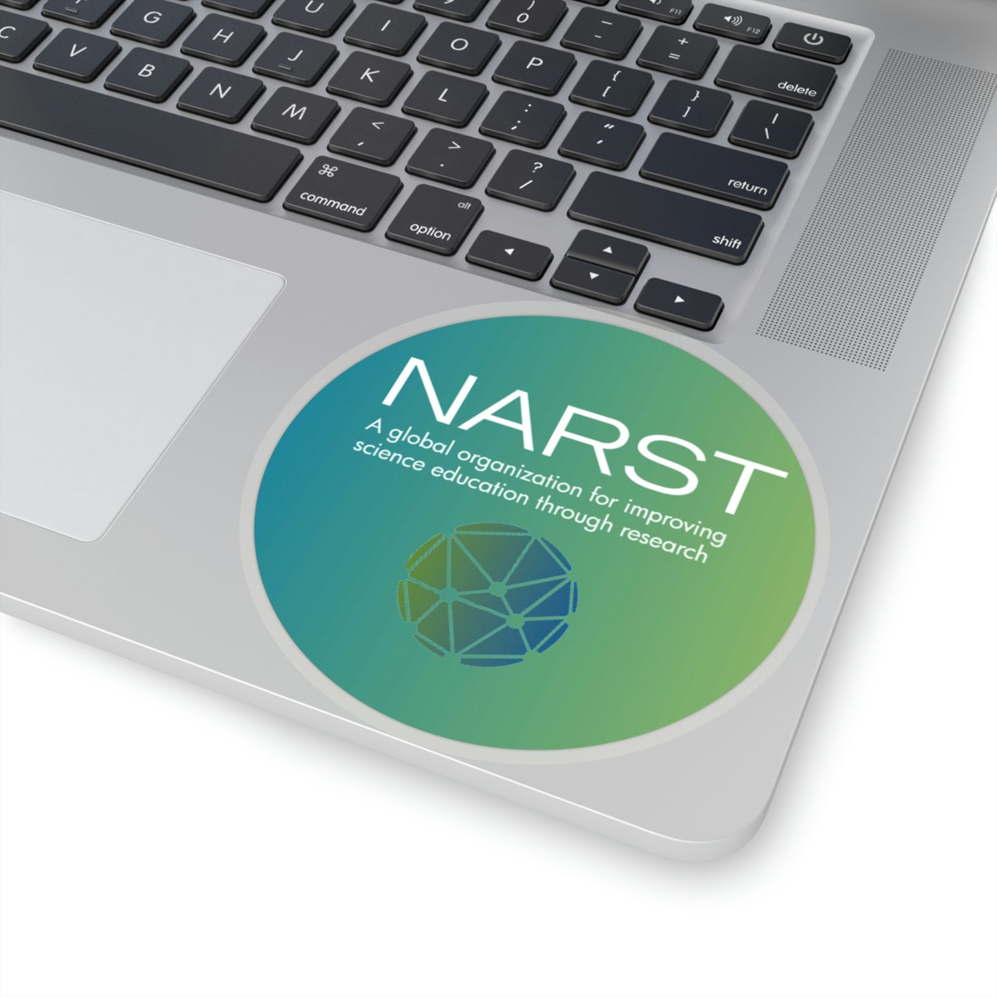 NARST Blue & Green Gradient Kiss-Cut Sticker