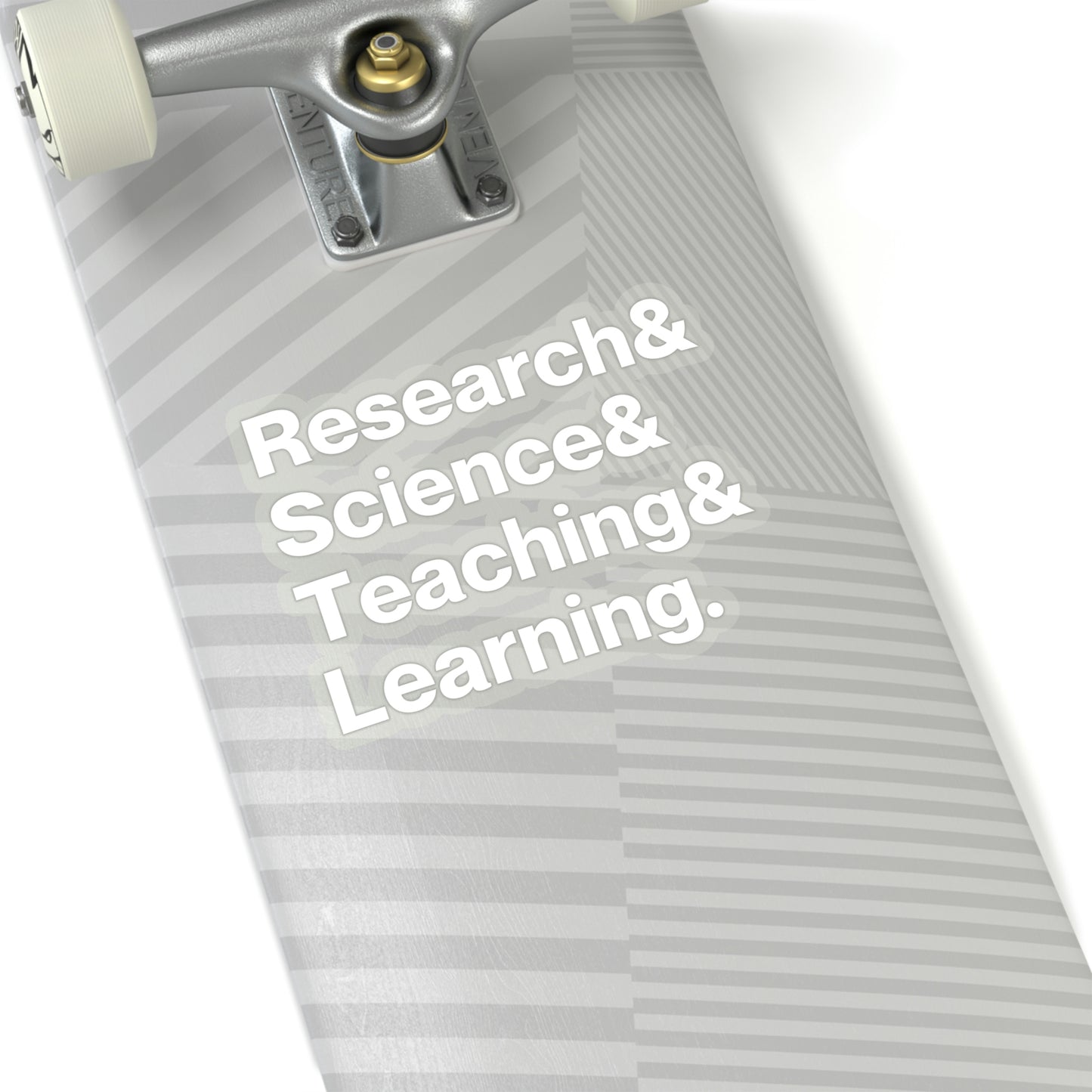 Research, Science, Teaching, Learning Kiss-Cut Sticker