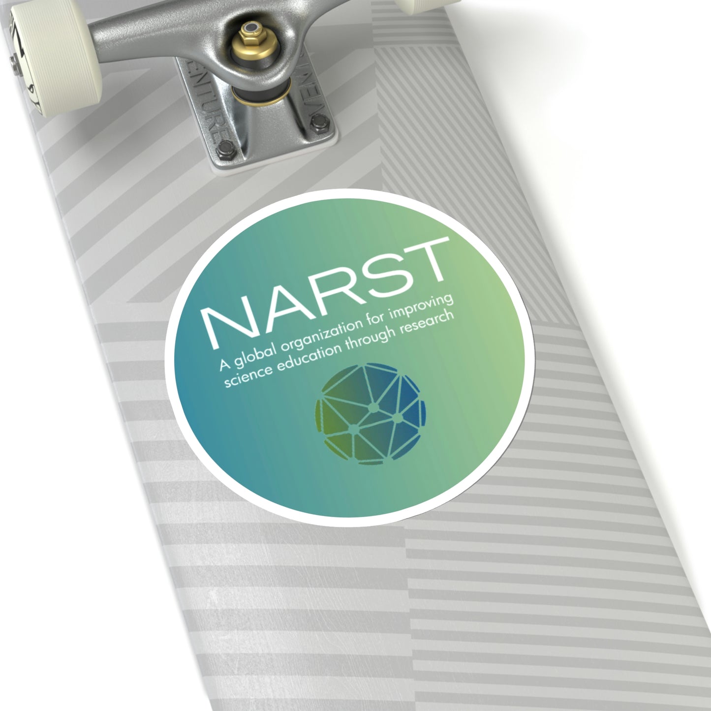 NARST Blue & Green Gradient Kiss-Cut Sticker