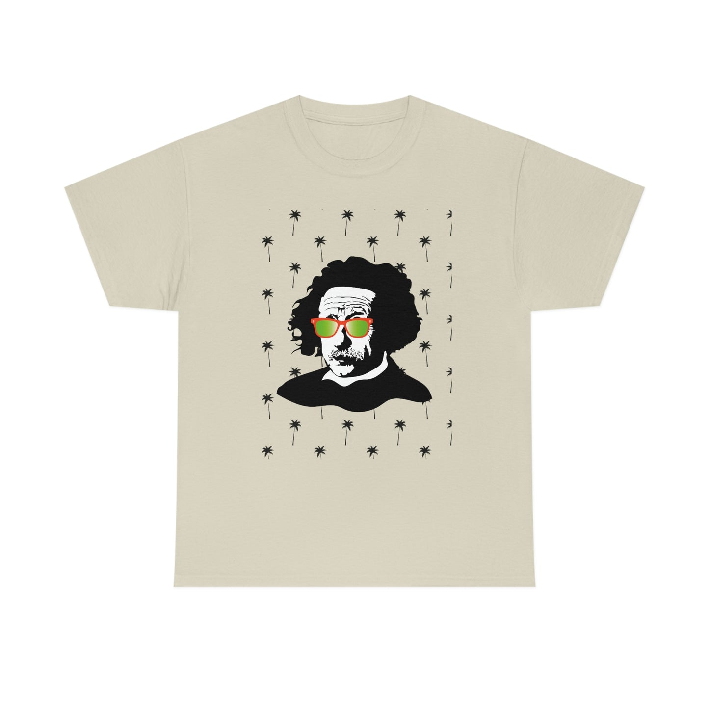 Einstein Sunnies T-shirt | Unisex Heavy Cotton Tee