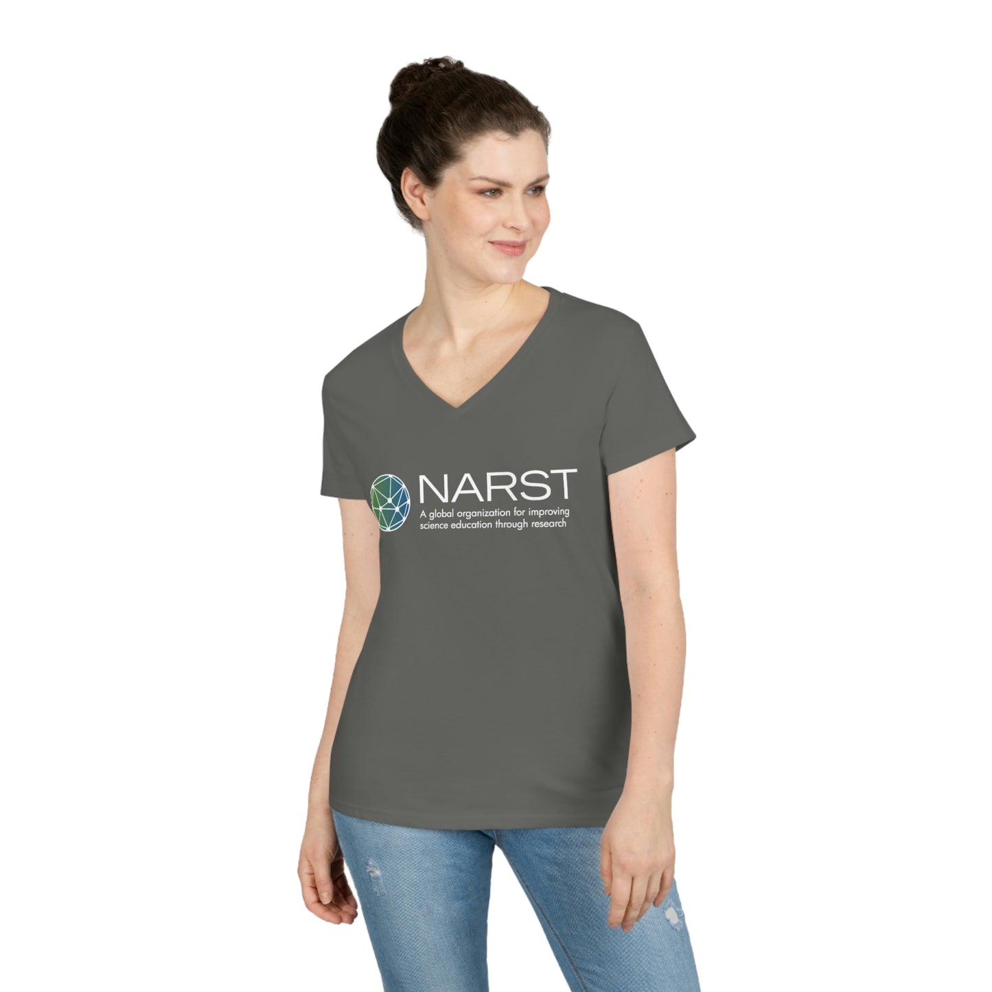 NARST Logo | Ladies' V-Neck T-Shirt