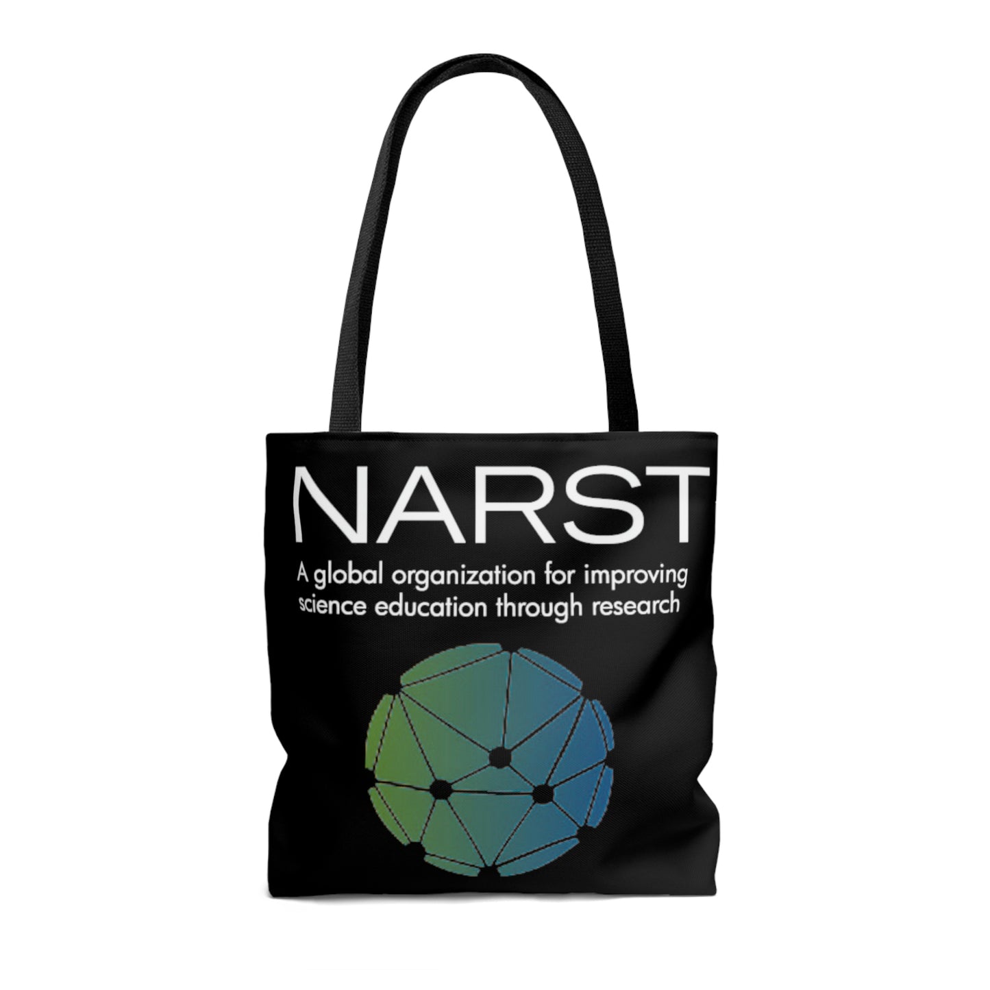 NARST Black Canvas Tote Bag