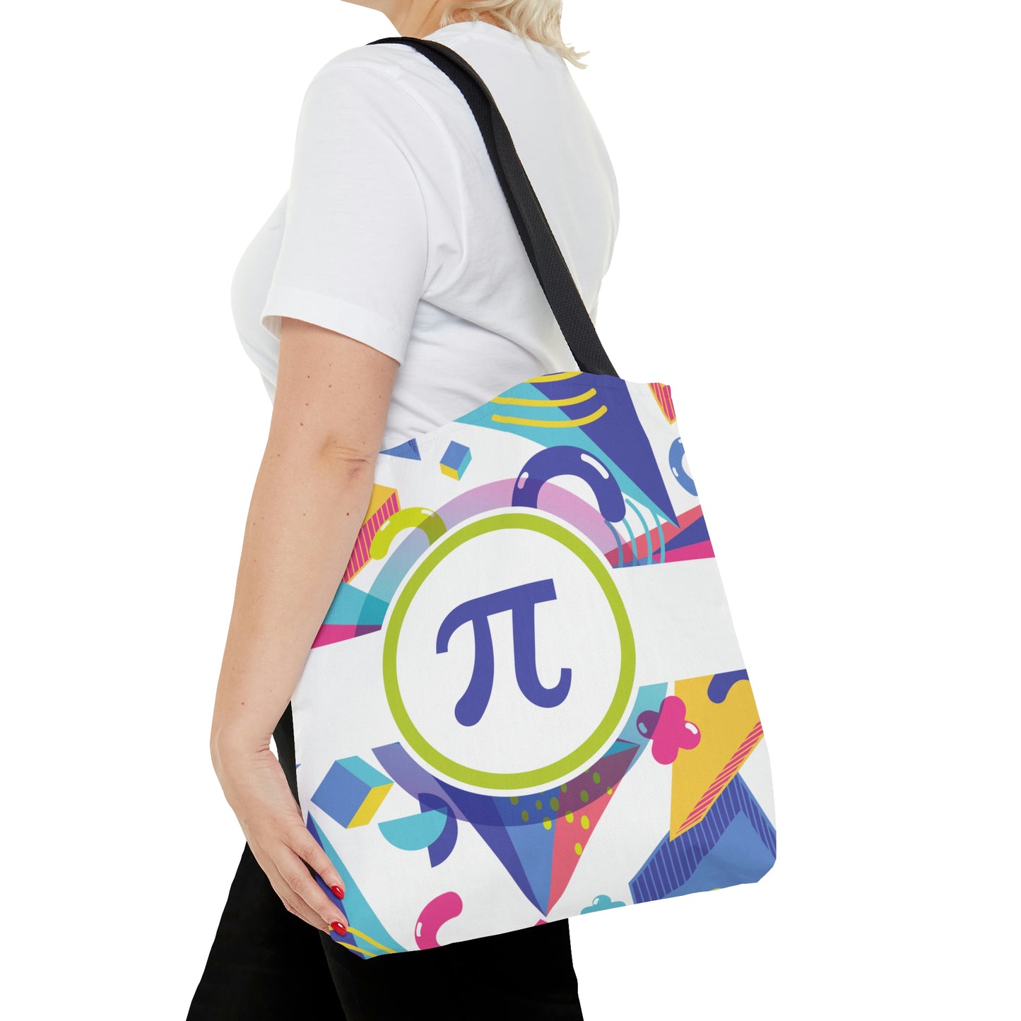 Retro Pi Canvas Tote Bag