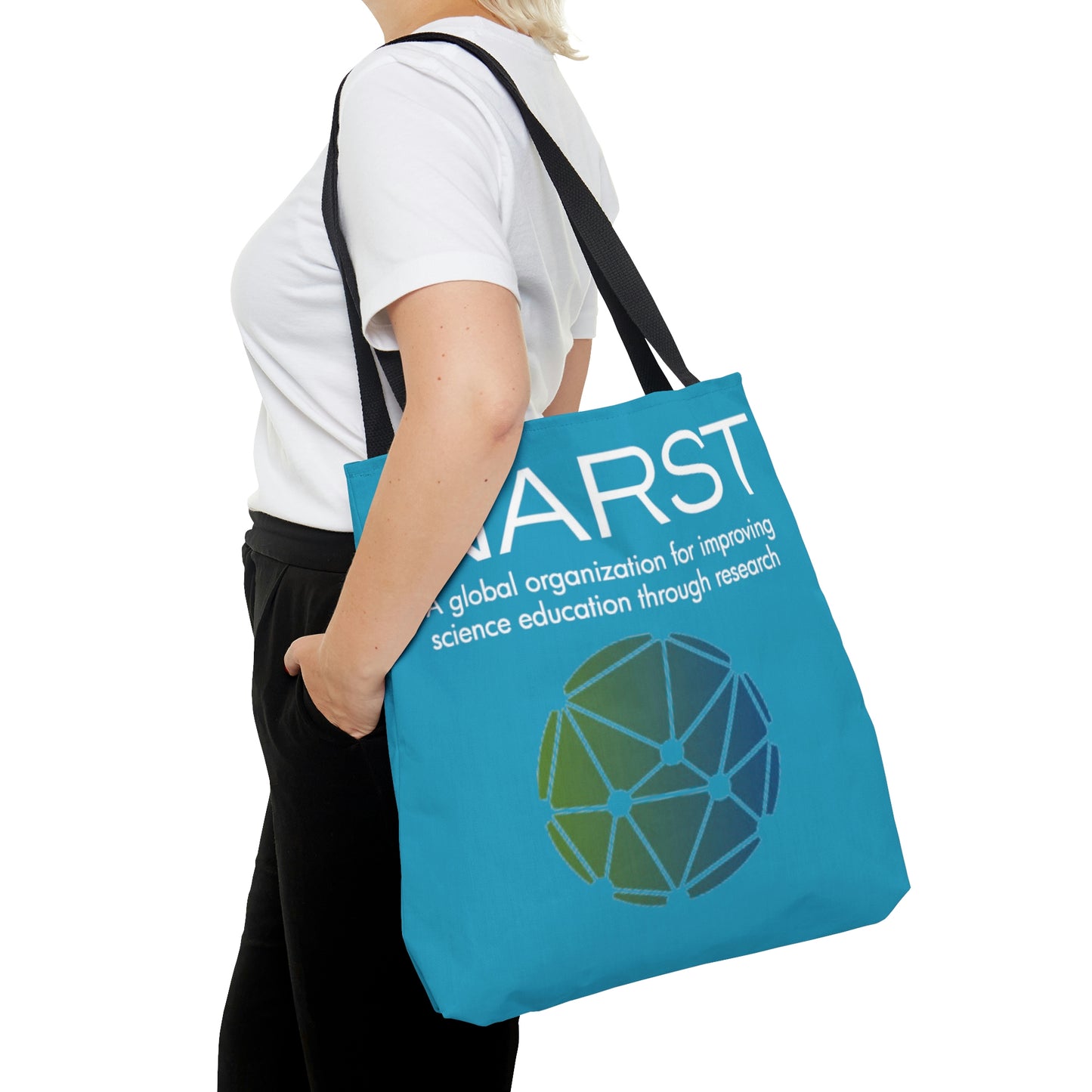 NARST Turquoise Canvas Tote Bag