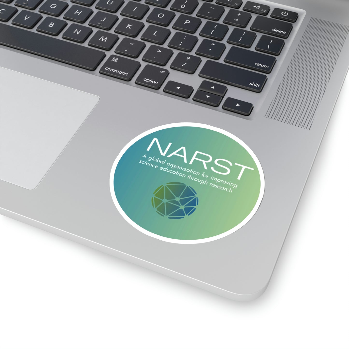 NARST Blue & Green Gradient Kiss-Cut Sticker