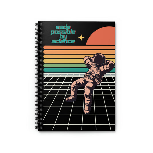 Made Possible by Science Astronaut Spiral Notebook