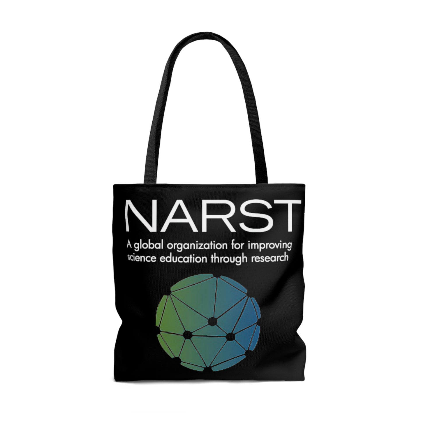 NARST Black Canvas Tote Bag