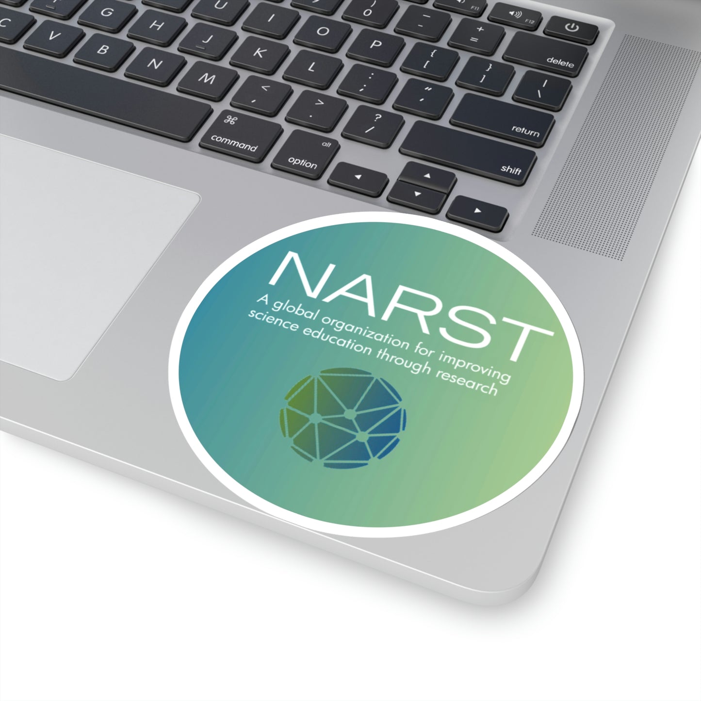 NARST Blue & Green Gradient Kiss-Cut Sticker