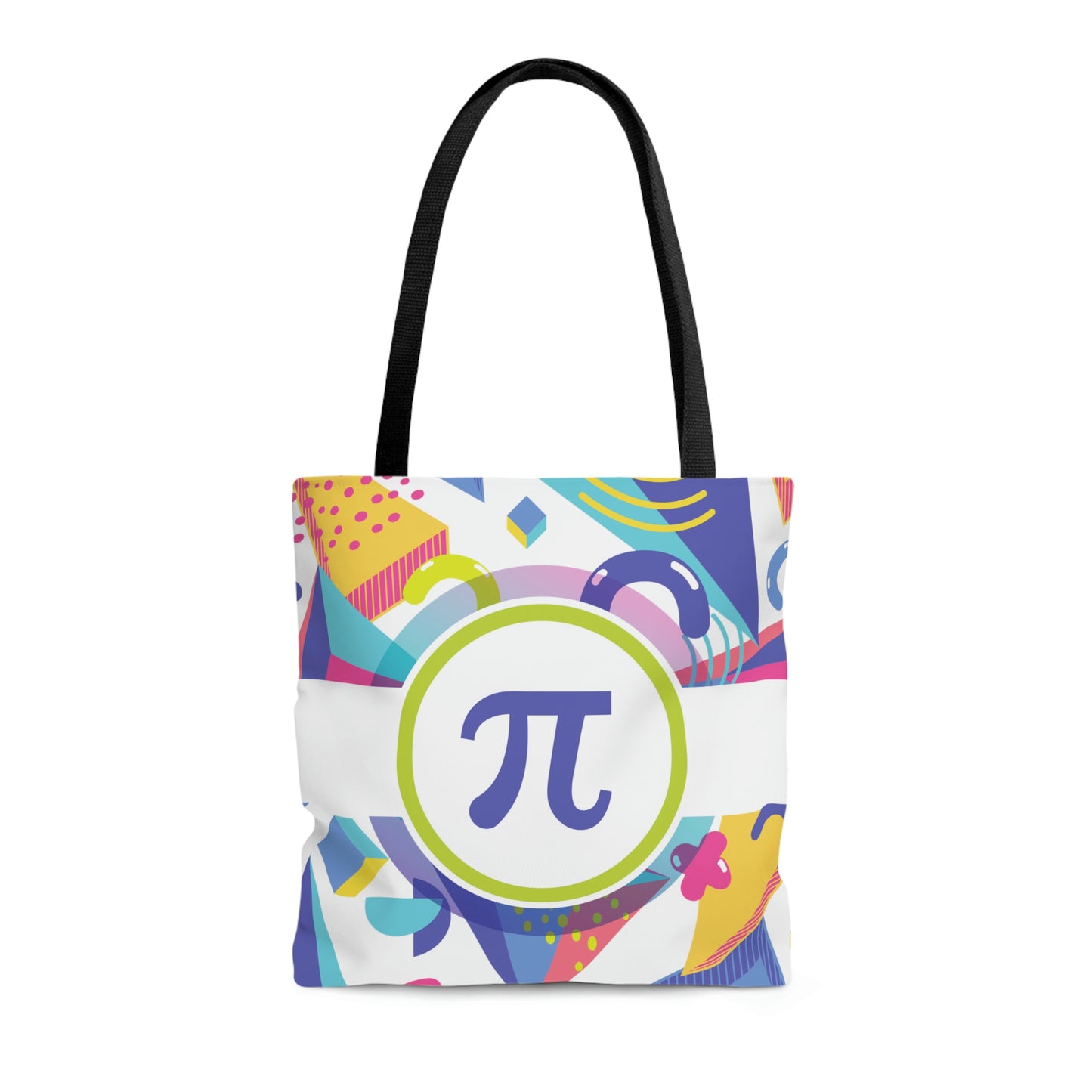 Retro Pi Canvas Tote Bag