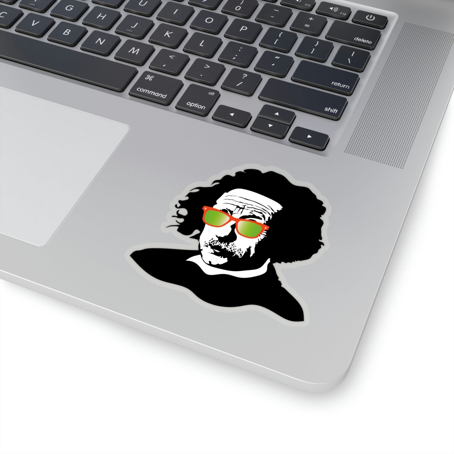 Einstein Sunnies Kiss-Cut Sticker