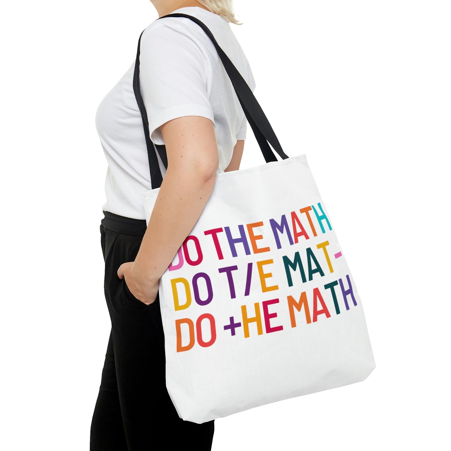 Do The Math Canvas Tote Bag