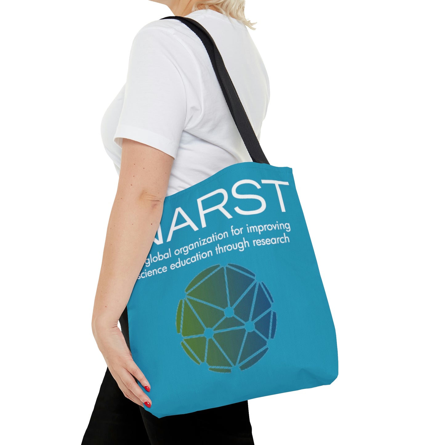 NARST Turquoise Canvas Tote Bag