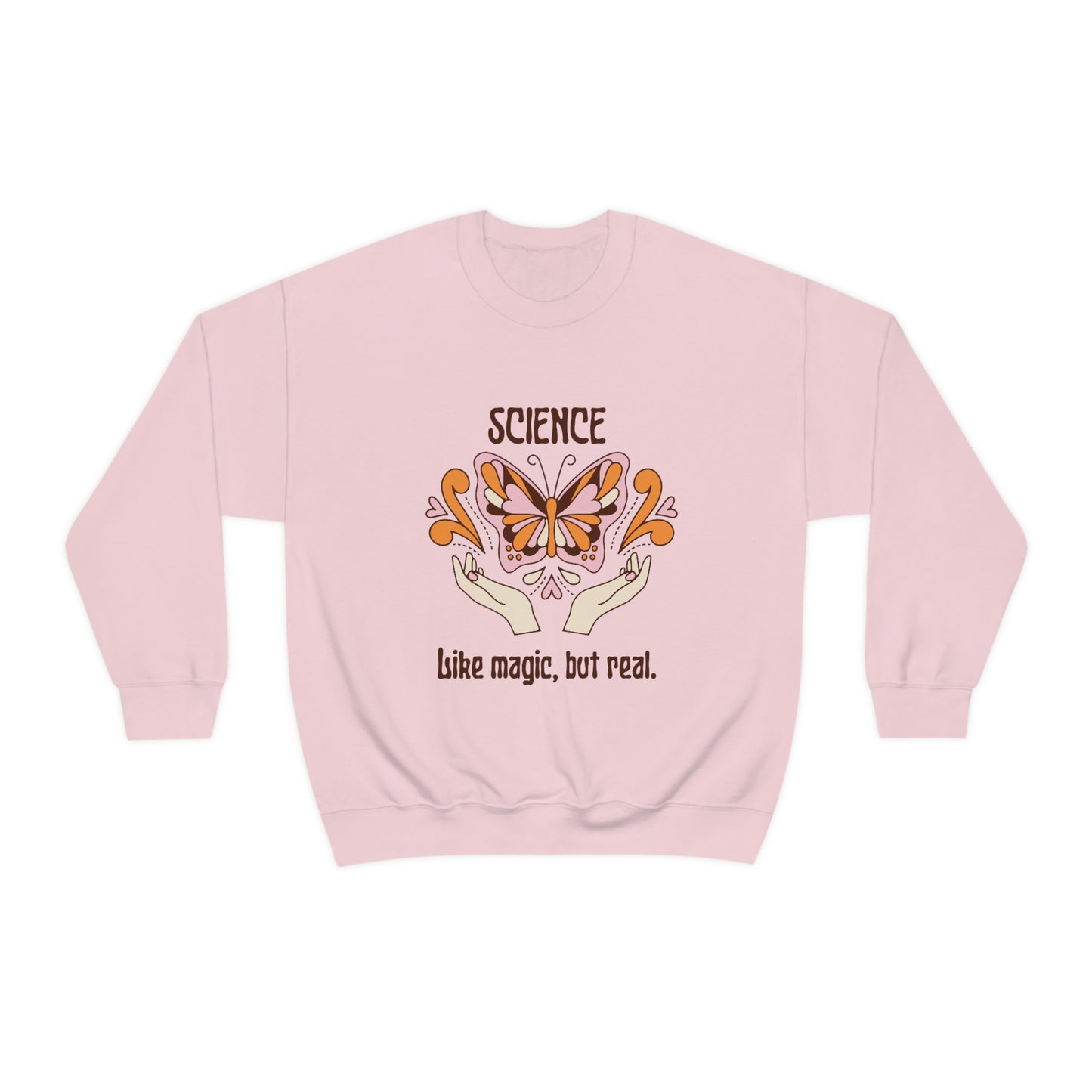 Like Magic but Real Science Shirt | Heavy Blend Crewneck Sweatshirt