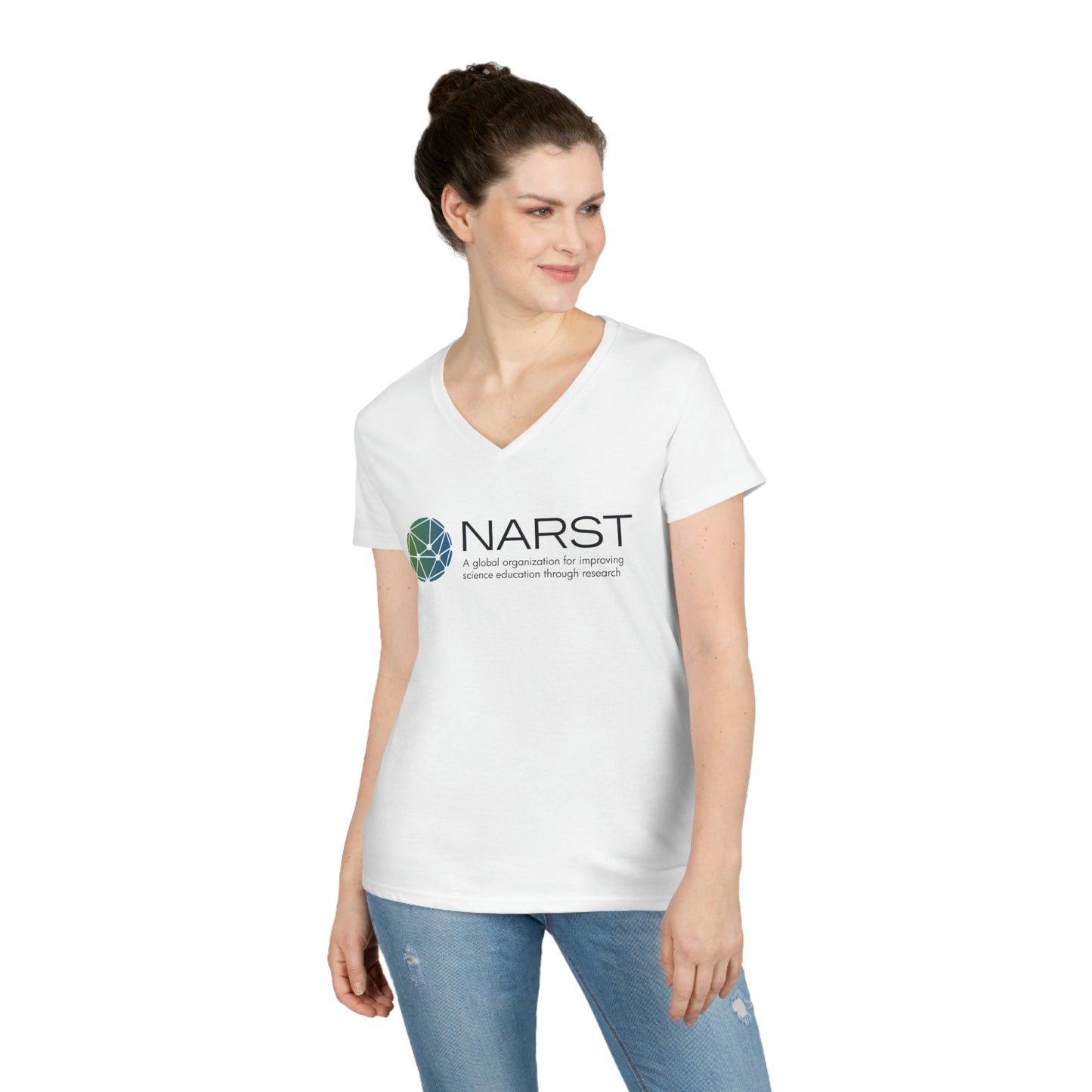 NARST Logo | Ladies' V-Neck T-Shirt