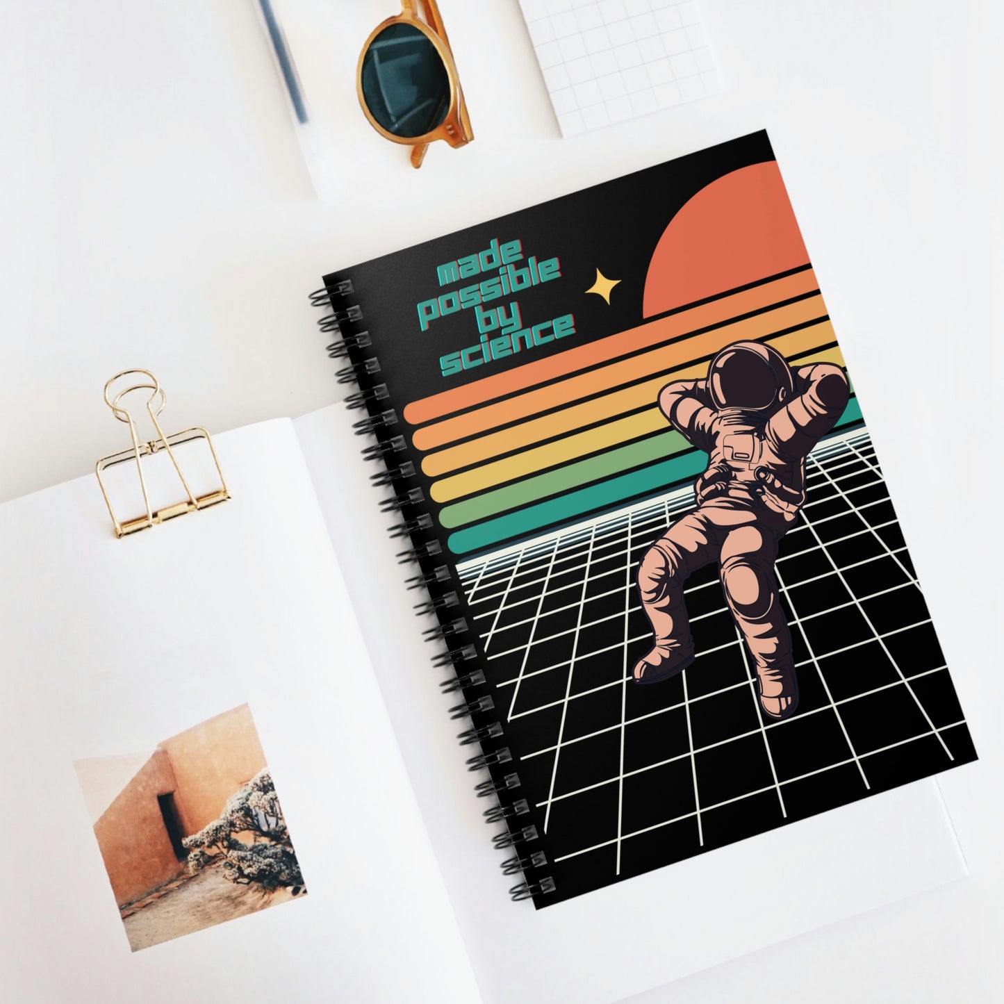 Made Possible by Science Astronaut Spiral Notebook