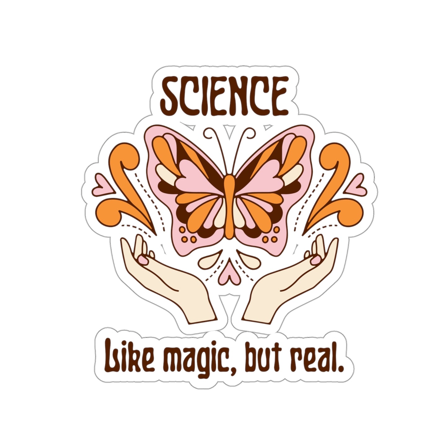 Like Magic but Real Kiss-Cut Sticker