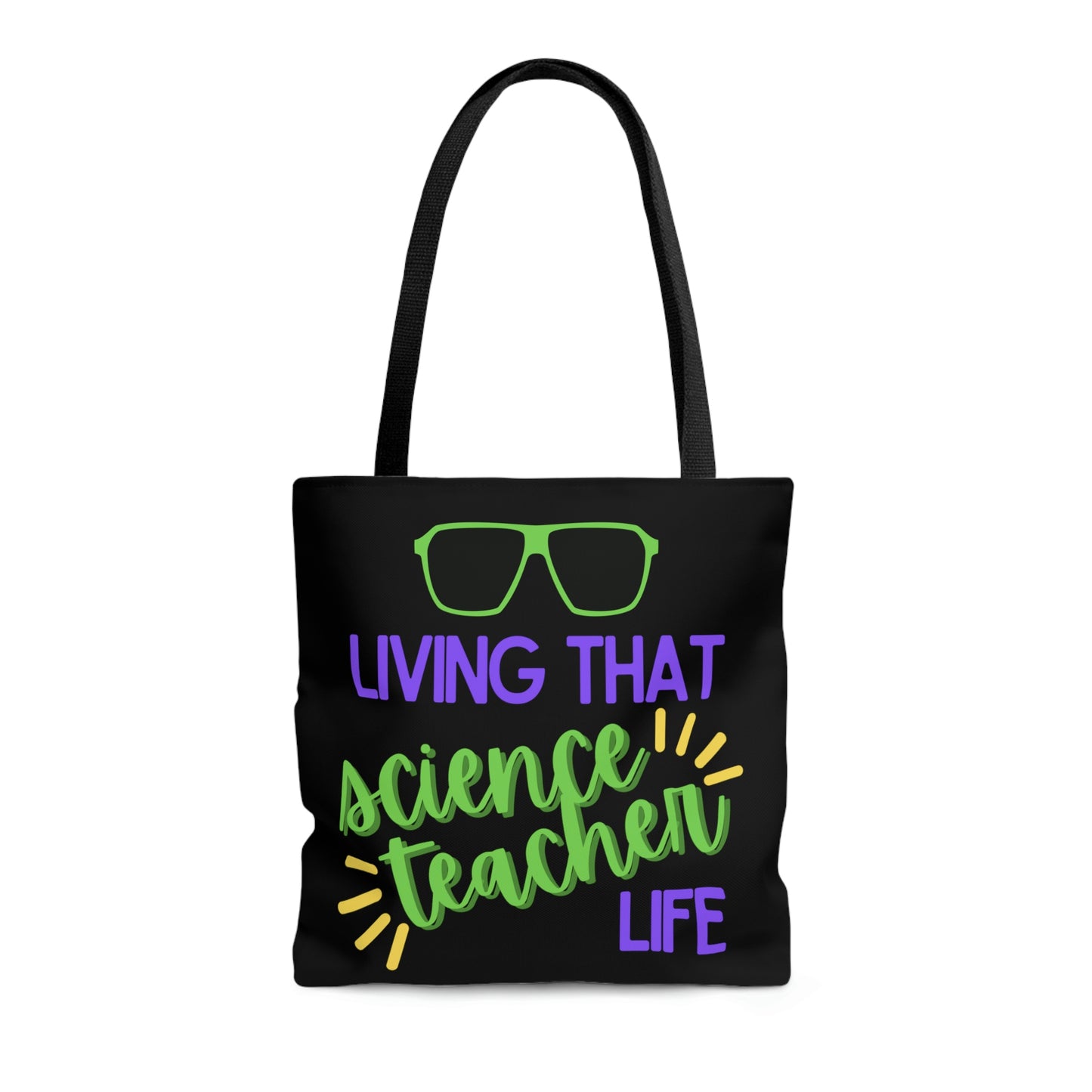 Living That Science Teacher Life Canvas Tote Bag