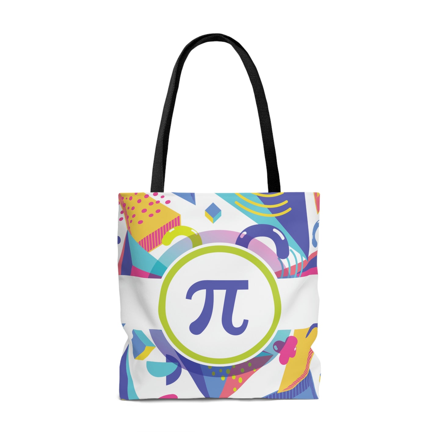 Retro Pi Canvas Tote Bag