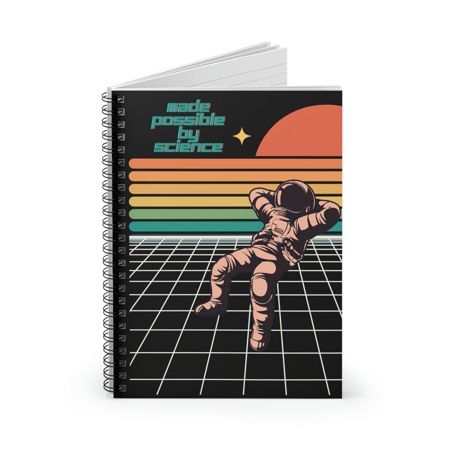 Made Possible by Science Astronaut Spiral Notebook