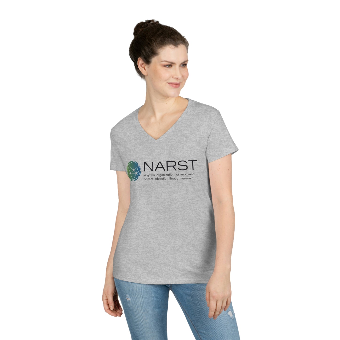 NARST Logo | Ladies' V-Neck T-Shirt