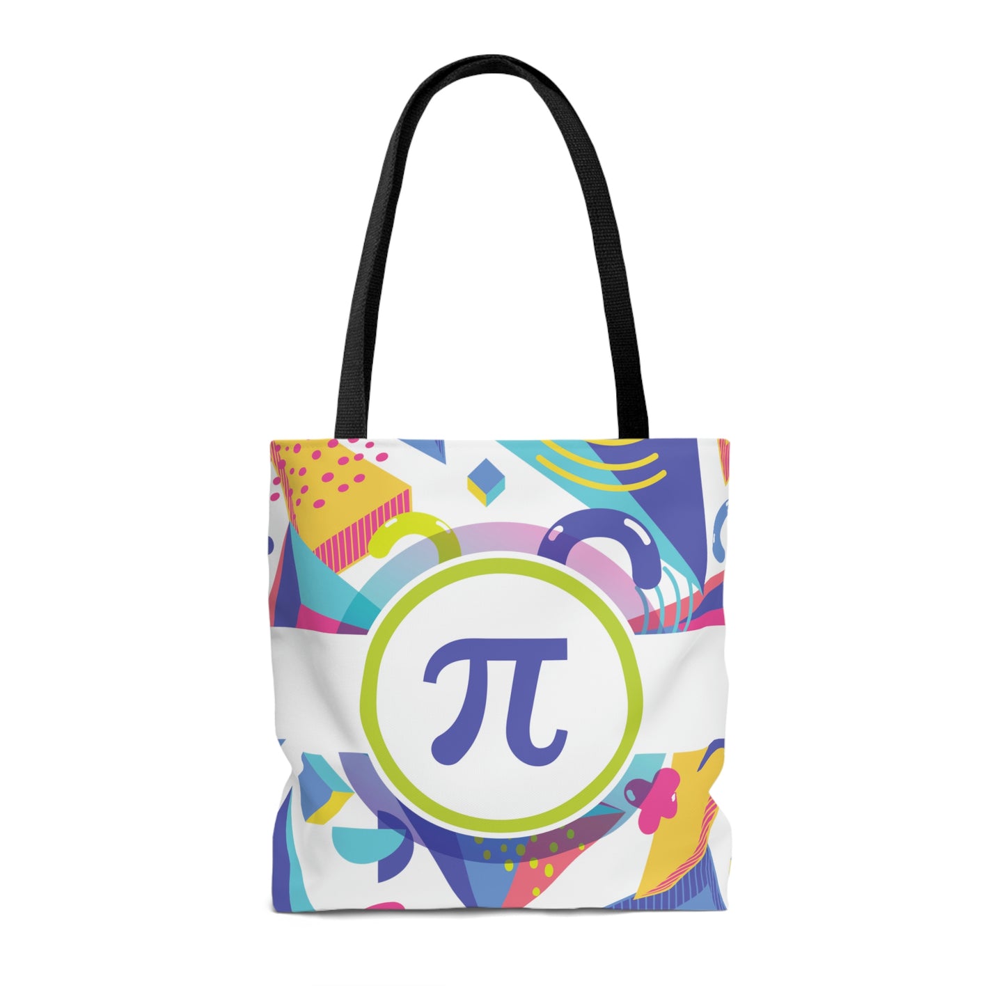 Retro Pi Canvas Tote Bag