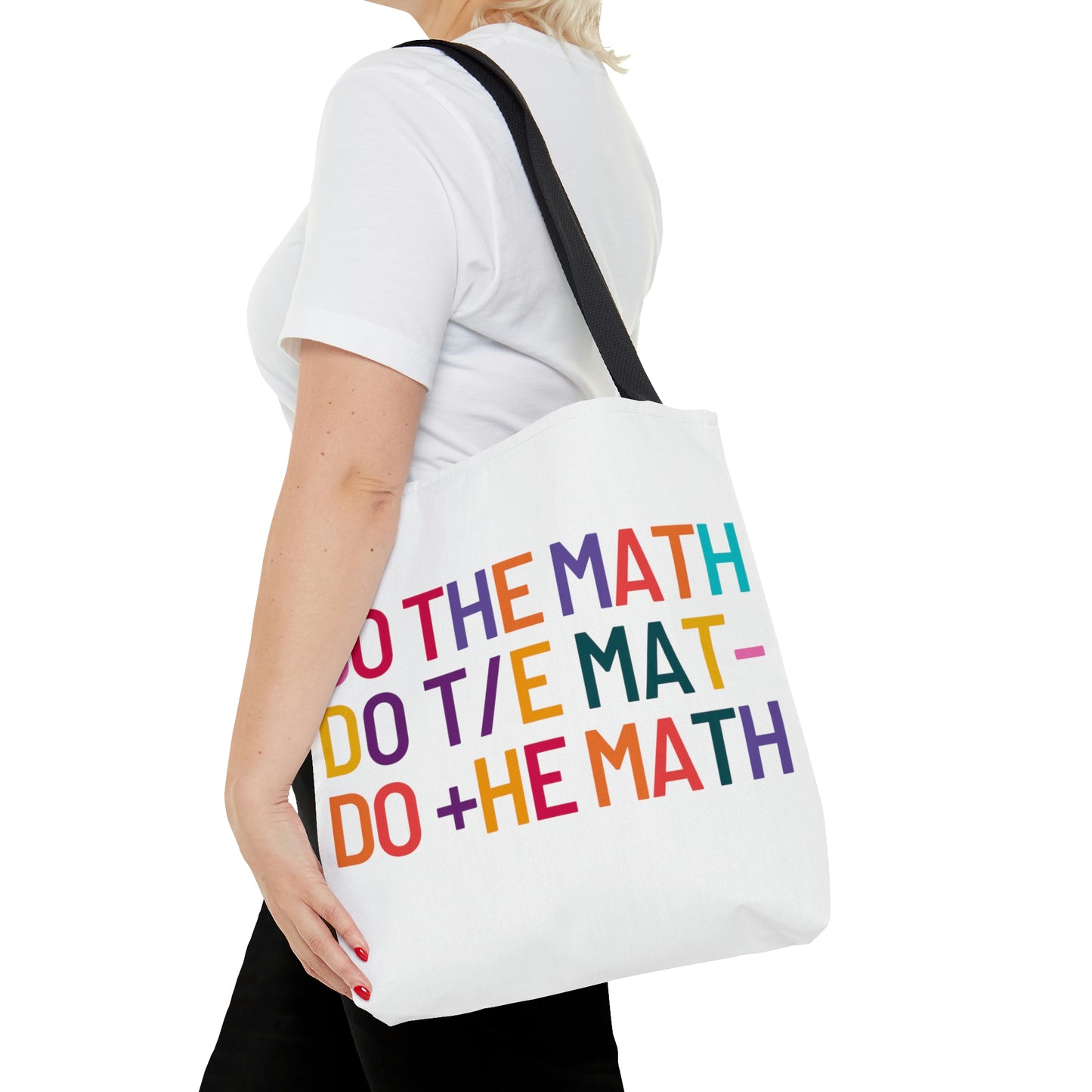 Do The Math Canvas Tote Bag