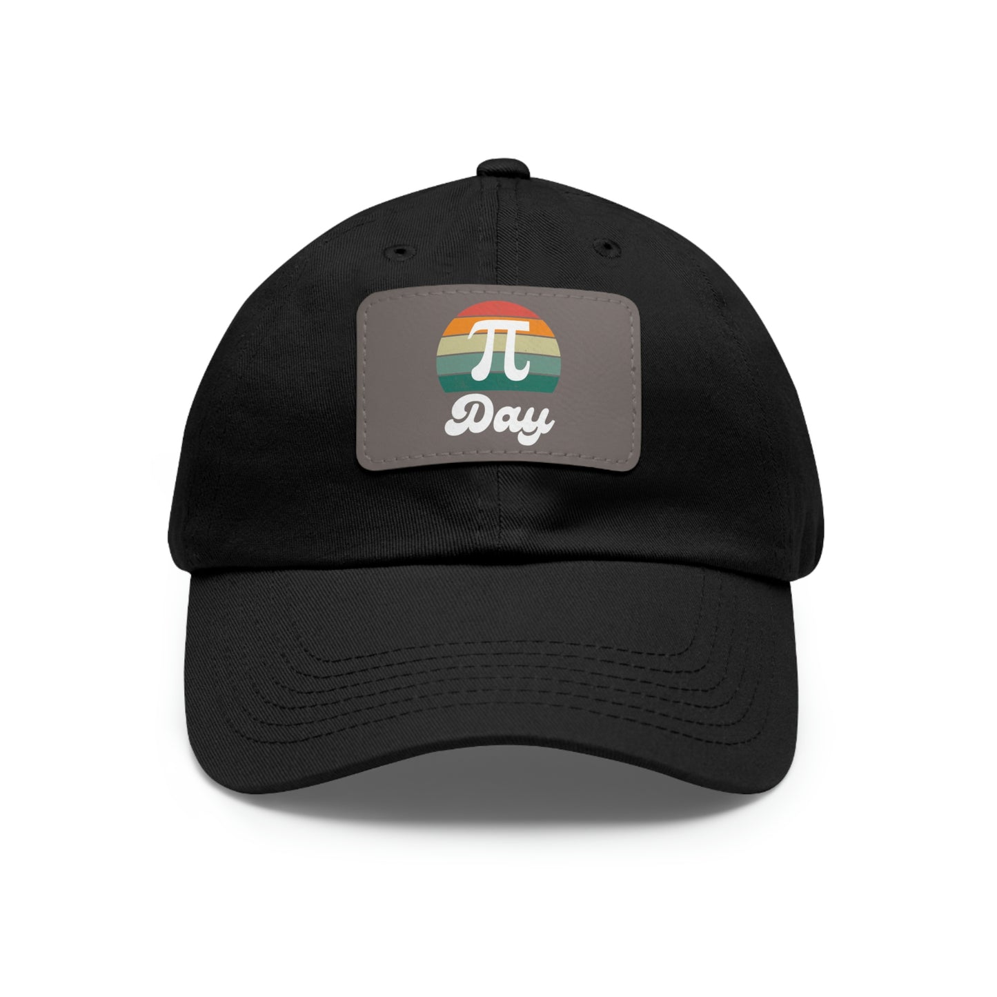 Sunset Pi Day Dad Hat with Leather Patch