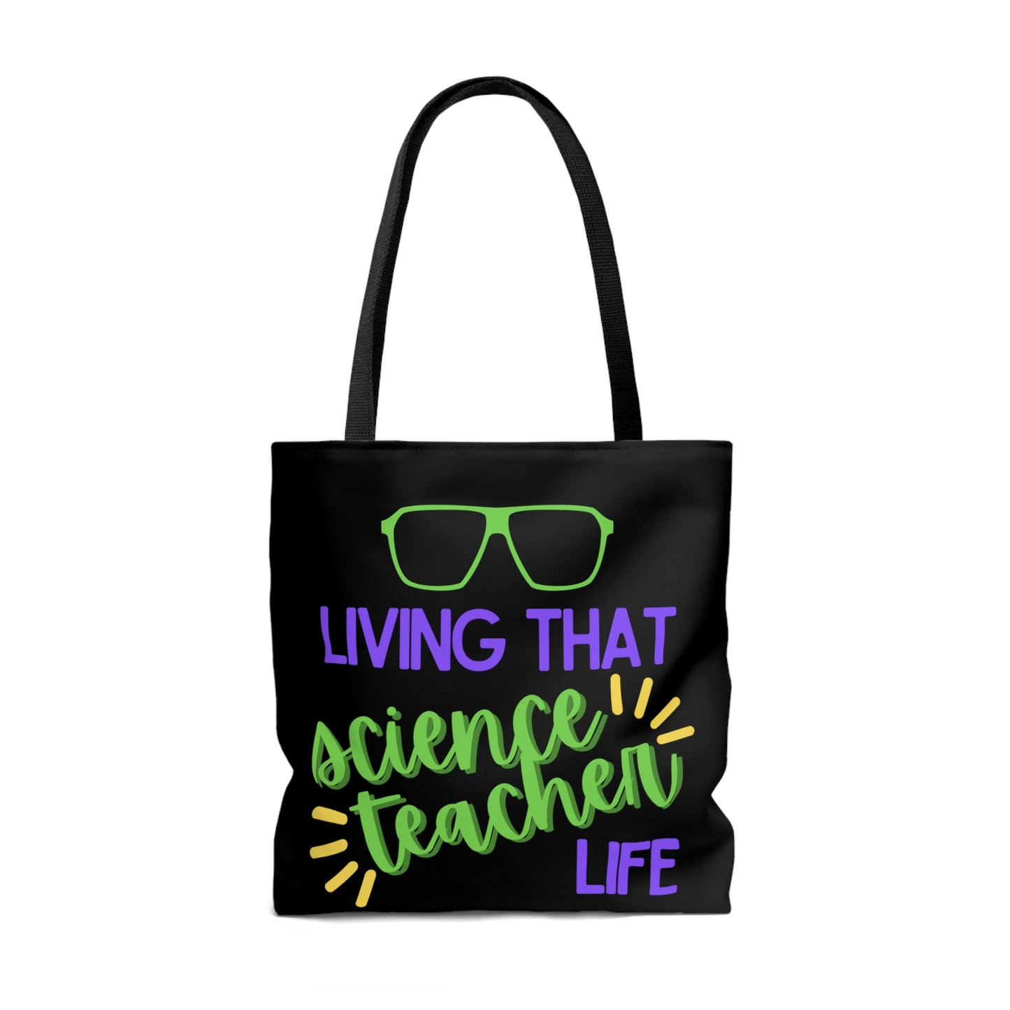 Living That Science Teacher Life Canvas Tote Bag