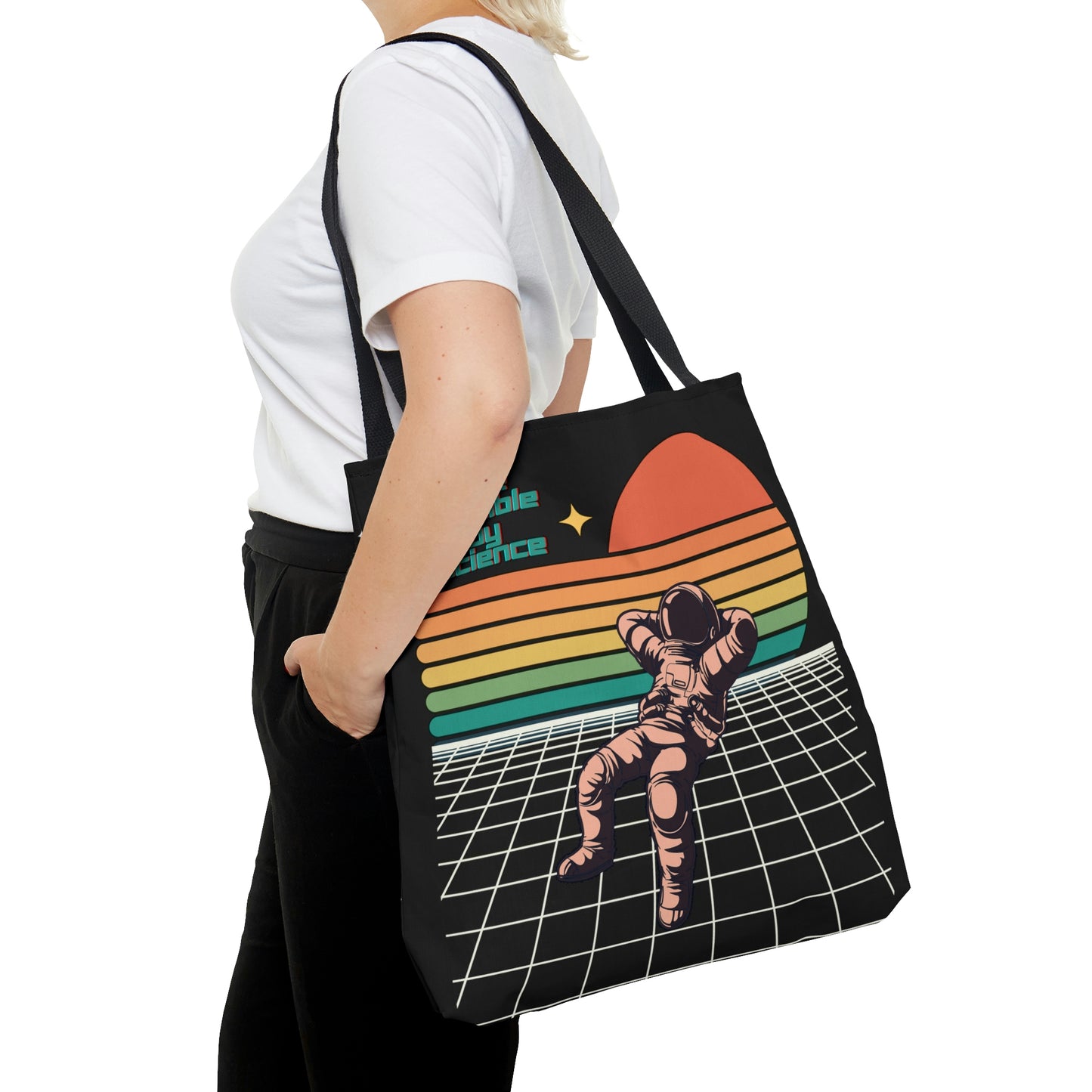 Made Possible by Science Astronaut Canvas Tote Bag