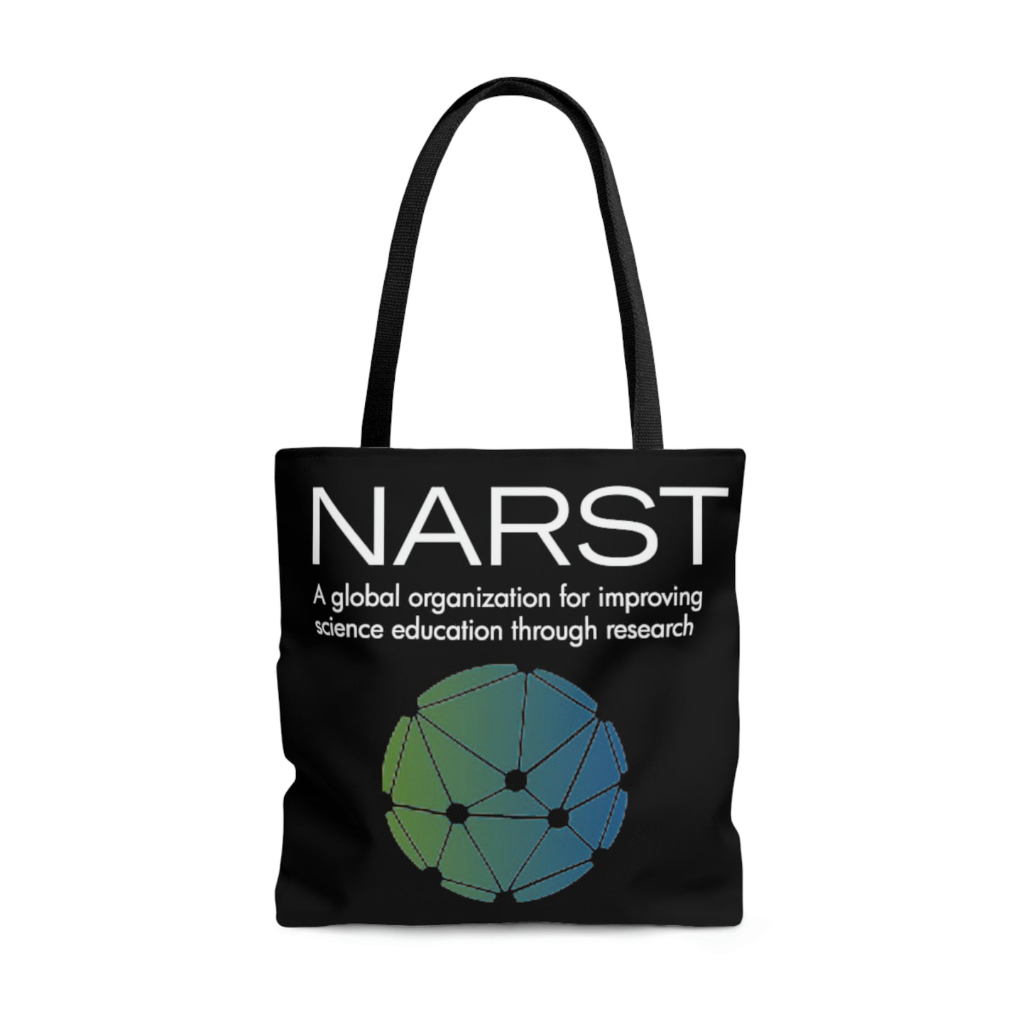 NARST Black Canvas Tote Bag