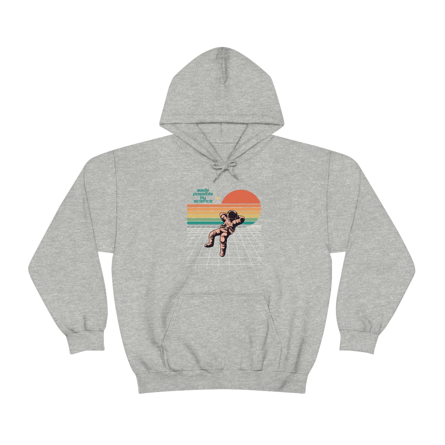 Made Possible by Science Astronaut Hoodie | Unisex Heavy Blend Sweatshirt