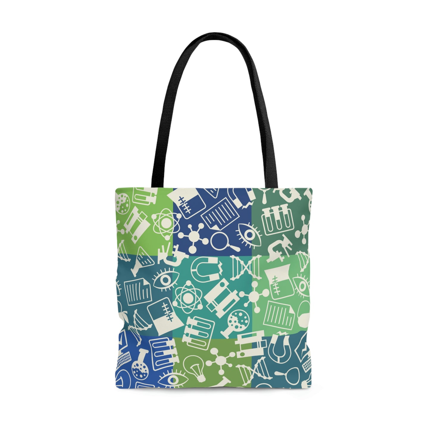 Color Block Scientist Canvas Tote Bag