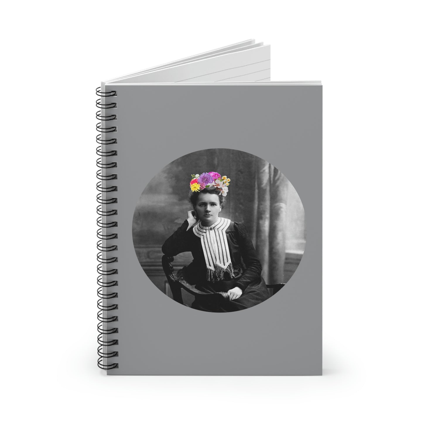 Dr. Marie Curie Spiral Notebook