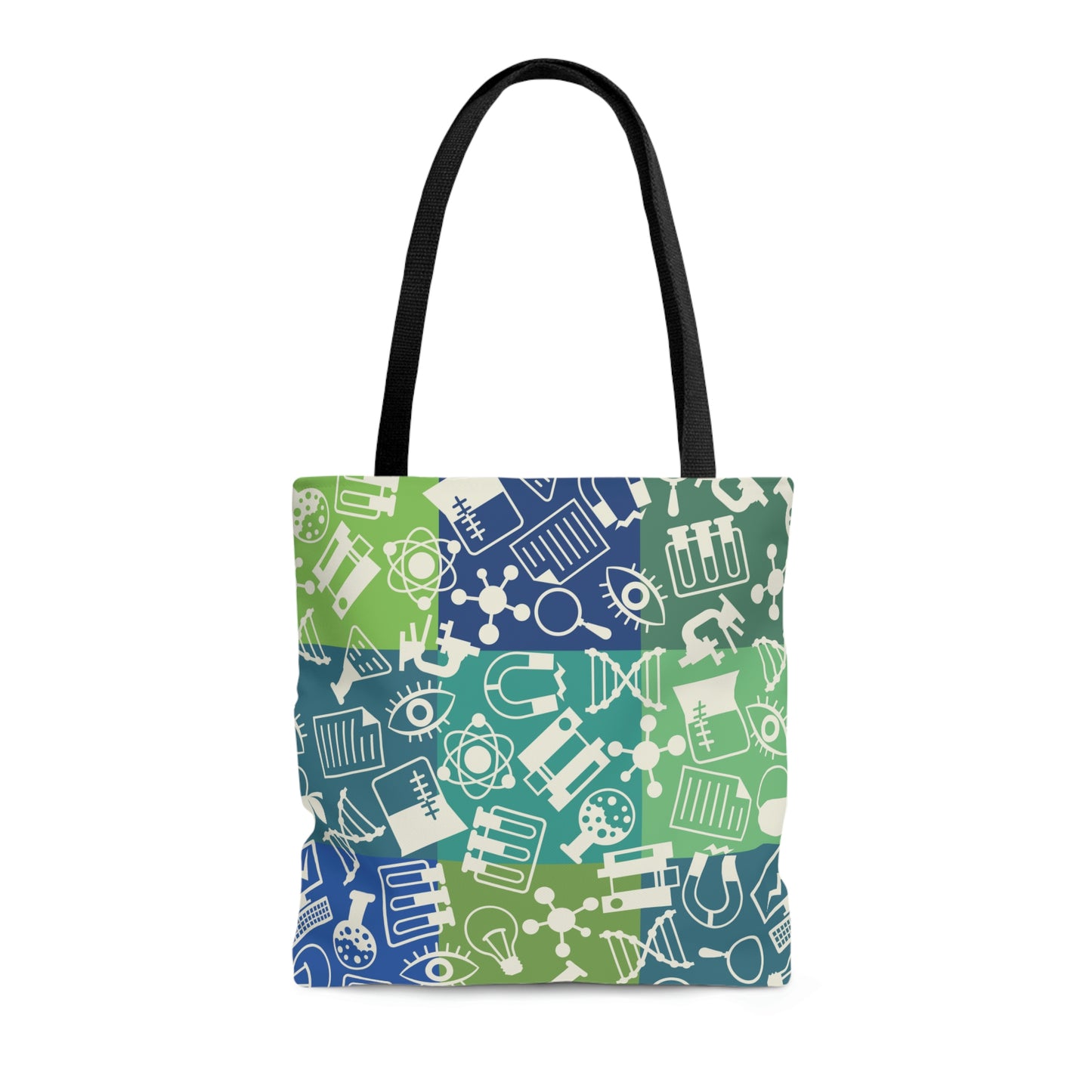 Color Block Scientist Canvas Tote Bag