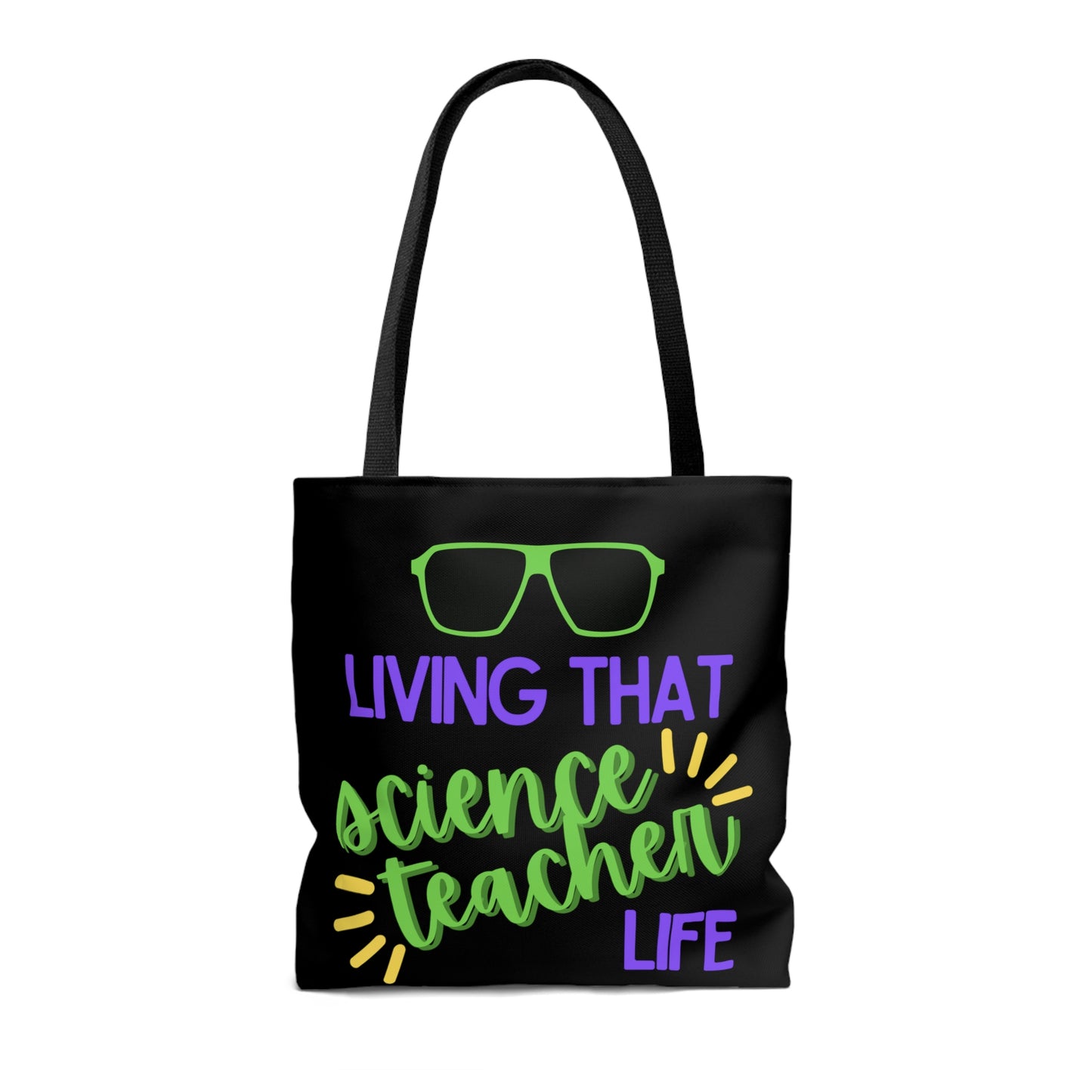 Living That Science Teacher Life Canvas Tote Bag